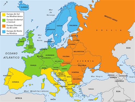mapa da europa e russia